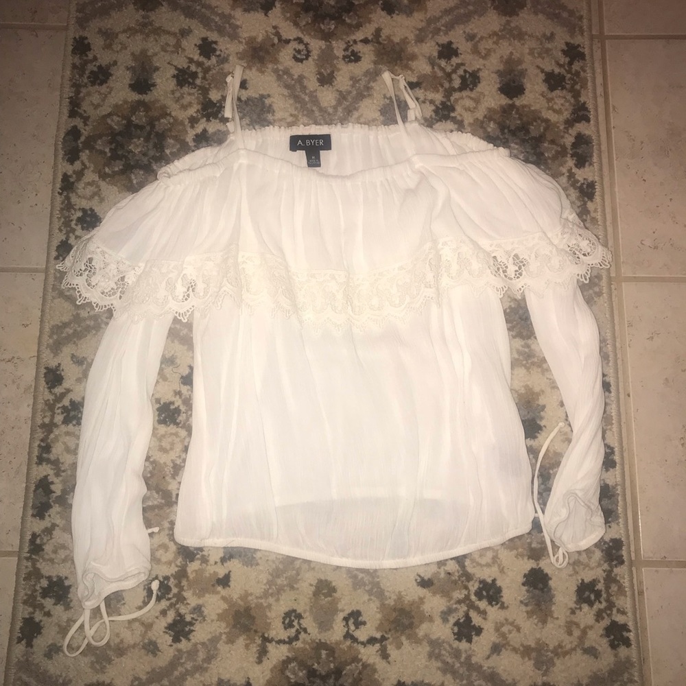 Off the shoulder blouse